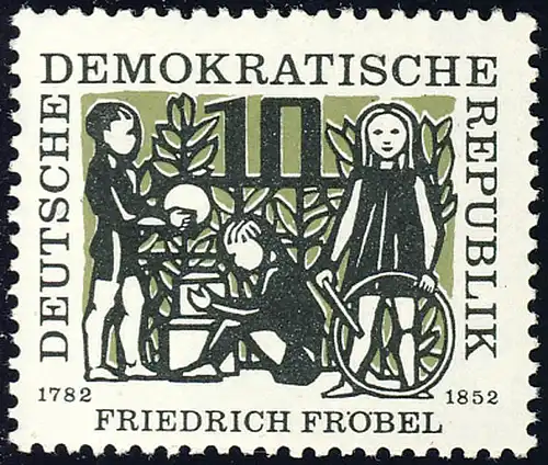 564 Friedrich Fröbel 10 Pf ** postfrisch