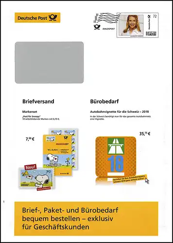 Lettre de plus EAI B 100 Dialogue Portrait des femmes 72 cent Snoopy Vignoble Autoroute