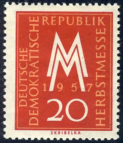 596 Leipziger Herbstmesse 20 Pf ** postfrisch