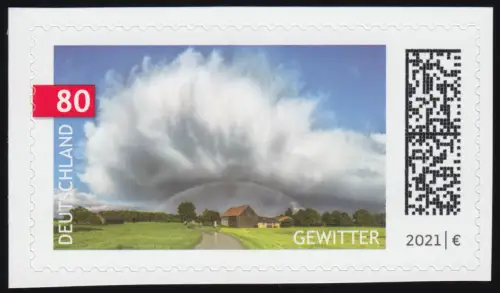3617 Événements célestes: orages autocollants de FB 107, ** frais de poste
