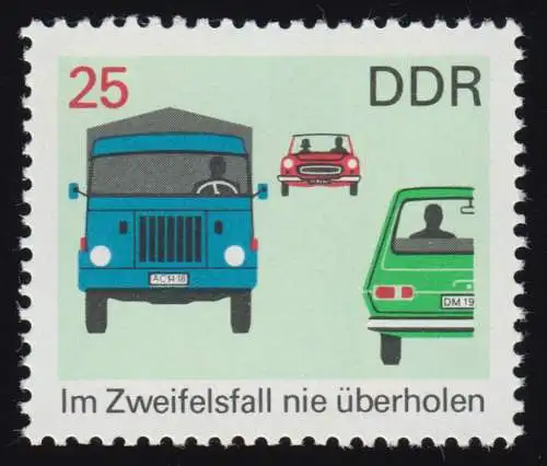 1447 Sicherheit im Straßenverkehr 25 Pf **