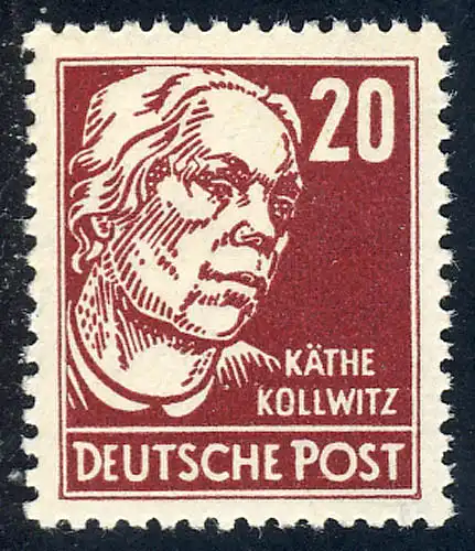 333 Käthe Kollwitz 20 Pf **