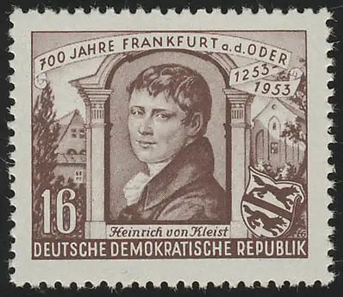 358 XI Francfort/Oder 16 Pf Wz.2 XI **