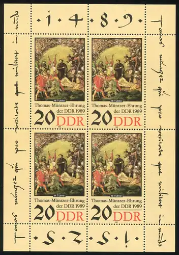 3271 Petit arc de Müntzer 4x20 PF: longue ligne verticale champs 2 et 4, **