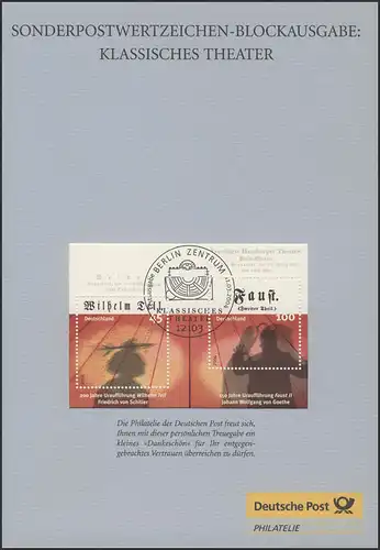 Fidélité de la poste: Vol.65 Théâtre classique ESSt 2004