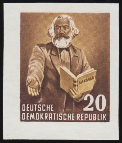388B YI Karl-Marx-An an de Block, 20 Pf Wz.2 Yl **