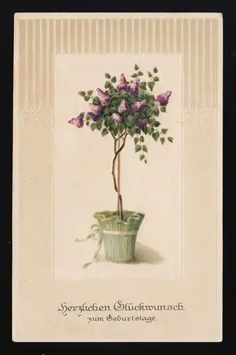 Lila ruban vert boucle, Félicitations, Berlin 30.3.1915