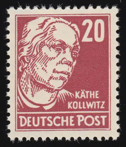 333va XII Käthe Kollwitz 20 Pf Wz.2 XII **