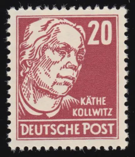 333va XII Käthe Kollwitz 20 Pf Wz.2 XII **