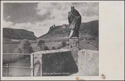Pont AK près de Hausen / Donautal, Envoi de prisonniers de guerre, marqué