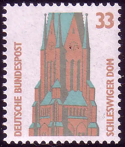 1399A u Sehenswürdigkeiten 33 Pf Schleswiger Dom St. Petri, **