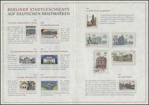 Berliner Reichstag mit DDR 3075-3078 ESSt und Hologramm der Bundesdruckerei