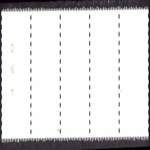 1381 SWK gelbe Gum. 280 Pf, 5er-Streifen + Nr. **