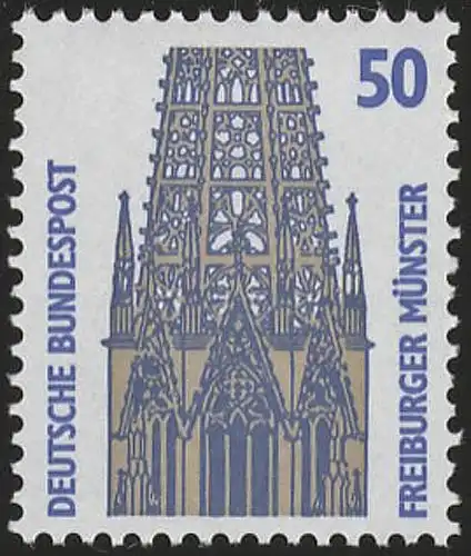 1340u SWK Gum jaune 50 pf 500er, marque unique + n° **