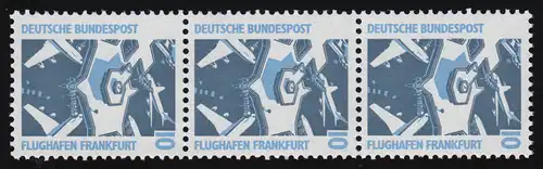 1347u SWK jaune gum. 10 Pf, 3 bandes + n° **