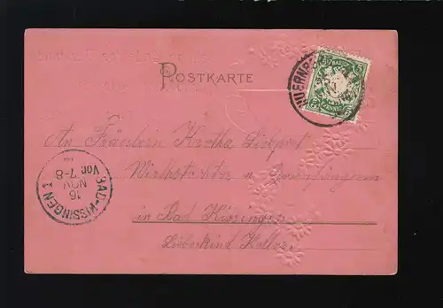 Nürnberger Verstands Trichter Gold, Nürnberg /Bad Kissingen 15. + 16.11.1904