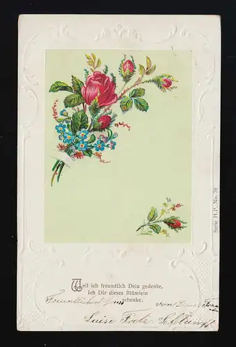 Rosen Weil ich freundlich Dein gedenke Wettingen Kloster /Albisrieden 3.10.1904