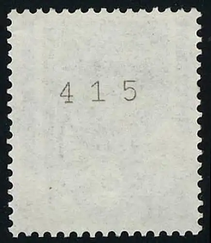 1381 SWK gelbe Gum. 280 Pf, Einzelmarke + Nr. **