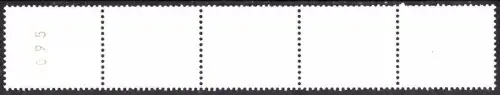1398u SWK Gum jaune. 20 Pf 300-Rolle, 5 + N° **