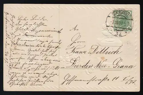 Marbre Colonnes Roses, Noms, Goodenau/ Šluknov Bohême 2.12.1907