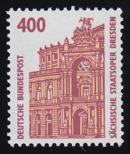 1562u SWK Gum. jaune 400 Pf, marque unitaire + n° **