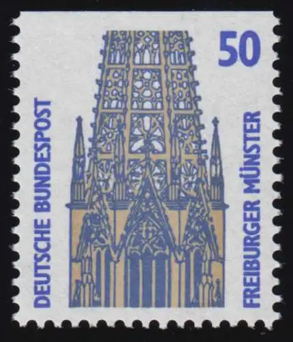 1340C u Sehenswürdigkeiten 50 Pf Freiburger Münster, ** postfrisch