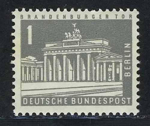 140 Berliner Stadtbilder Brandenburger Tor 1 Pf, postfrisch **