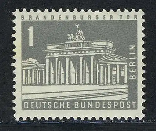 140 Berliner Stadtbilder Brandenburger Tor 1 Pf **