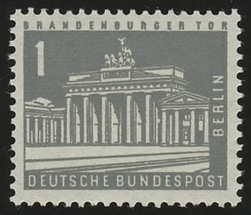 140xw Berliner Stadtbilder Brandenburger Tor 1 Pf glatt, postfrisch **