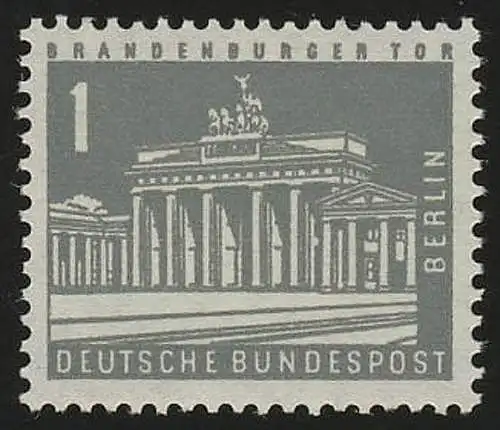 140xw Berliner Stadtbilder Brandenburger Tor 1 Pf glatt, **