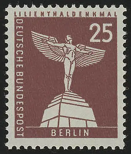 147xw glatt Stadtbilder Lilienthal-Denkmal 25 Pf **