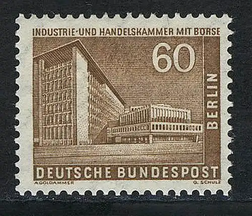 151 Berliner Stadtbildung Börse 60 Pf **