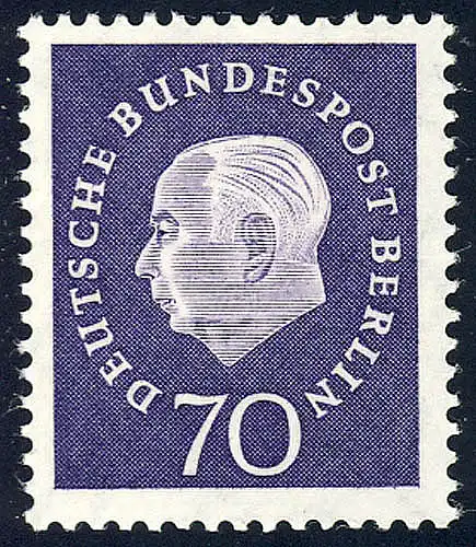 186 Theodor Heuss 70 Pf **