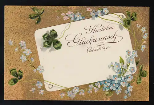 Félicitations pour l'anniversaire de la naissance Ne pas oublier Klee Hirschhorn 9.7.1908