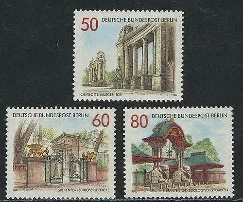 761-763 Portales et portes 1986, série fraîchement ajoutée **