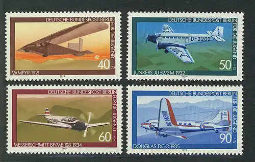 592-595 Jeunesse aéronautique 1979, phrase ** post-fraîchissement