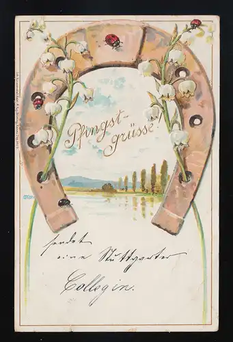 Huffeisen Maigloekchen & Marienkofer, Pentecôte, Stuttgart / Saulgau 1.6.1900