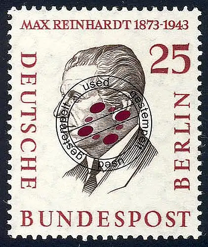 169 Männer der Geschichte 25 Pf Max Reinhardt O