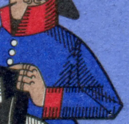 517 FIP-Kongress 50 Pf mit PLF gebrochene Schulterlinie, Feld 29 **