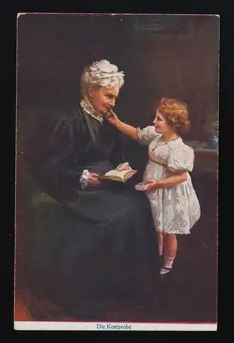 "La répétition" fille offre la grande-mère délicieux, artiste, inutile