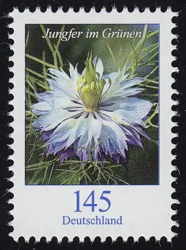 3351 Fleur Jungfer dans le vert 145 centimes, ** frais de port