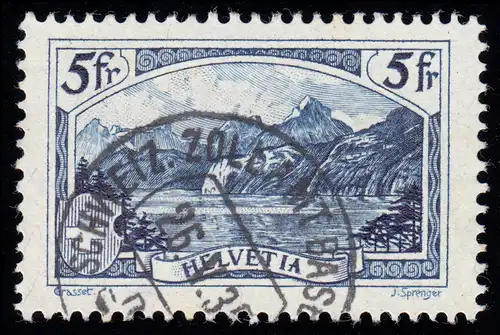 227 Paysage 5 Fr. Rütli - Soleil: SPRENGER, cacheté