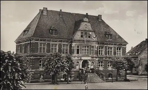 Temple de Landpost Egsdorf Kr. Luckau, LUCKAU (Niederlaussei) 1.12.62, AK Calau