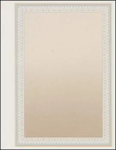 ETB-Vorlage ab 1985: Übergröße, ohne Marken und ohne Stempel