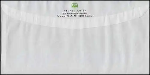 Privatumschlag SOS Kinderdörfer: SWK Bach-Denkmal Leipzig BZ 30 - 00.12.05 