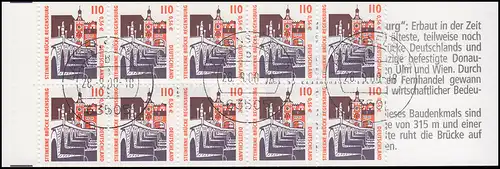 42 SWK Regensburg - avec poutres de comptage, timbre de premier jour LANGENSELBOLD 28.9.2000