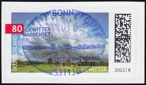 3617 Événements célestes: orage autocollant de FB 107, EV-O Bonn 1.7.21