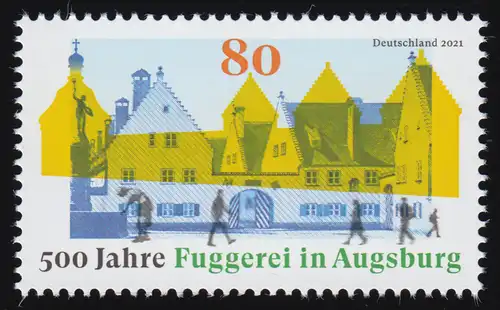 3621 Jubiläum 500 Jahre Fuggerei in Augsburg, ** postfrisch