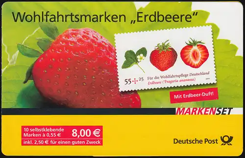 81 MH Wofa Obst: Erdbeere, Tagesstempel NETTETAL 1 c - 2.11.10