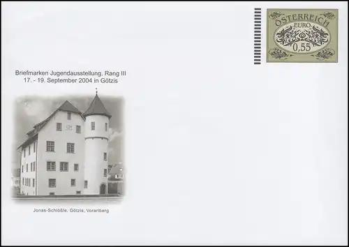 Autriche U 118 Exposition des timbres à Götzis / Vorarlberg, **